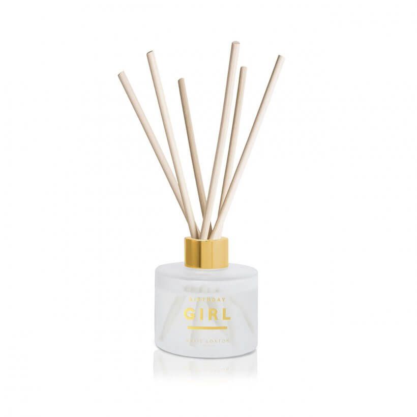 Sentiment Reed Diffuser | Birthday Girl | Grapefruit And Pink Peony
