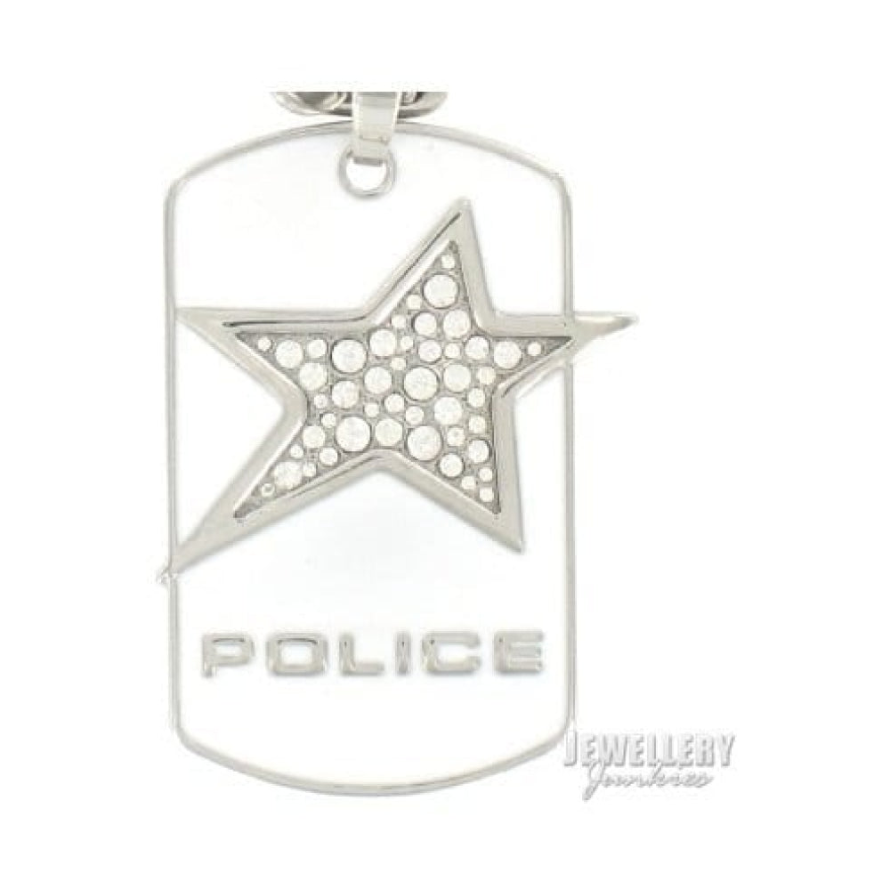 Silver Stainless Steel Pendant Necklace