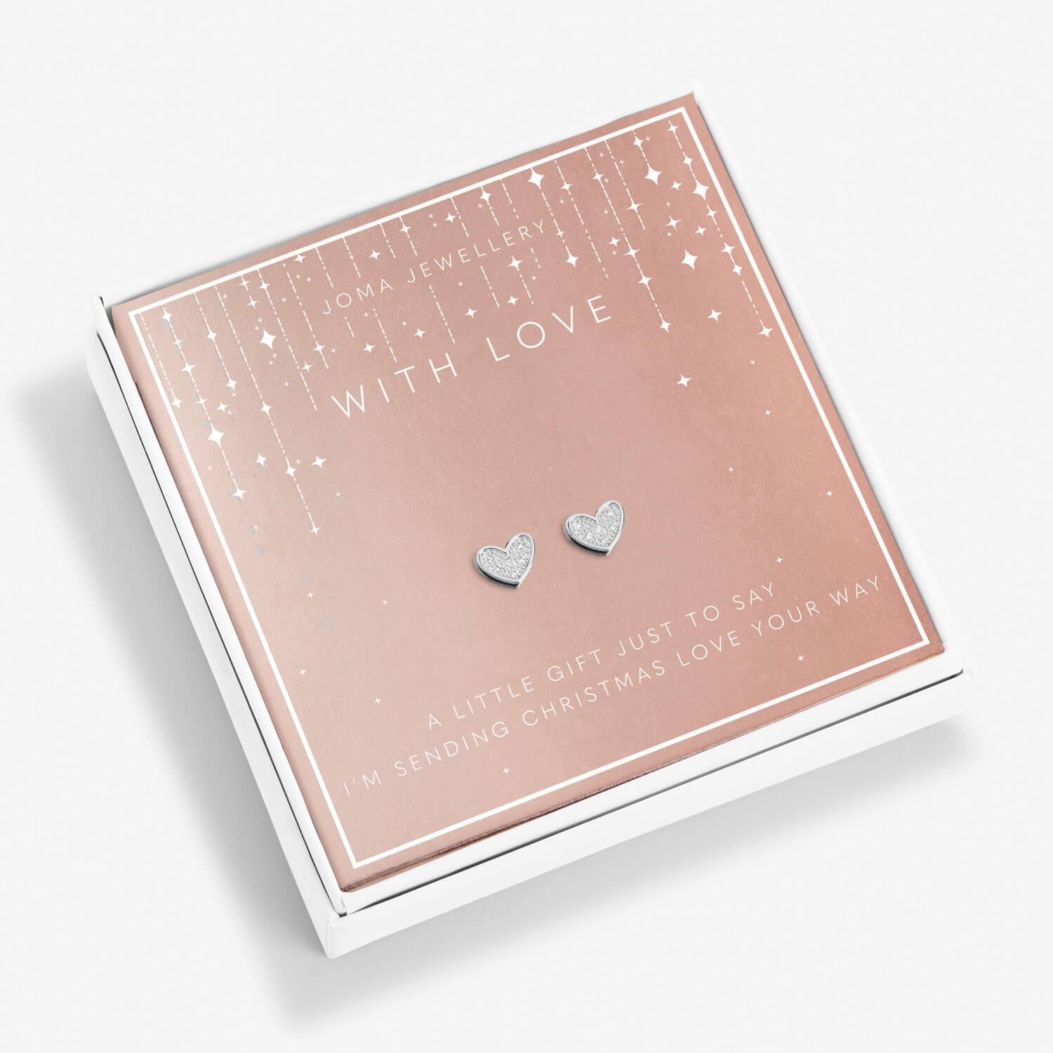 Christmas Beautifully Boxed 'With Love' Earrings