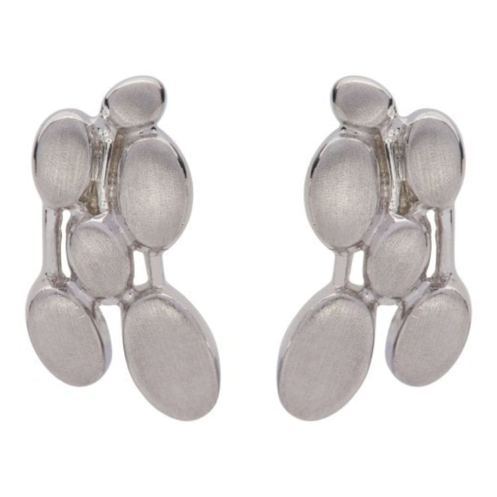 Sterling Silver 925 Earrings with Rhodium Plating