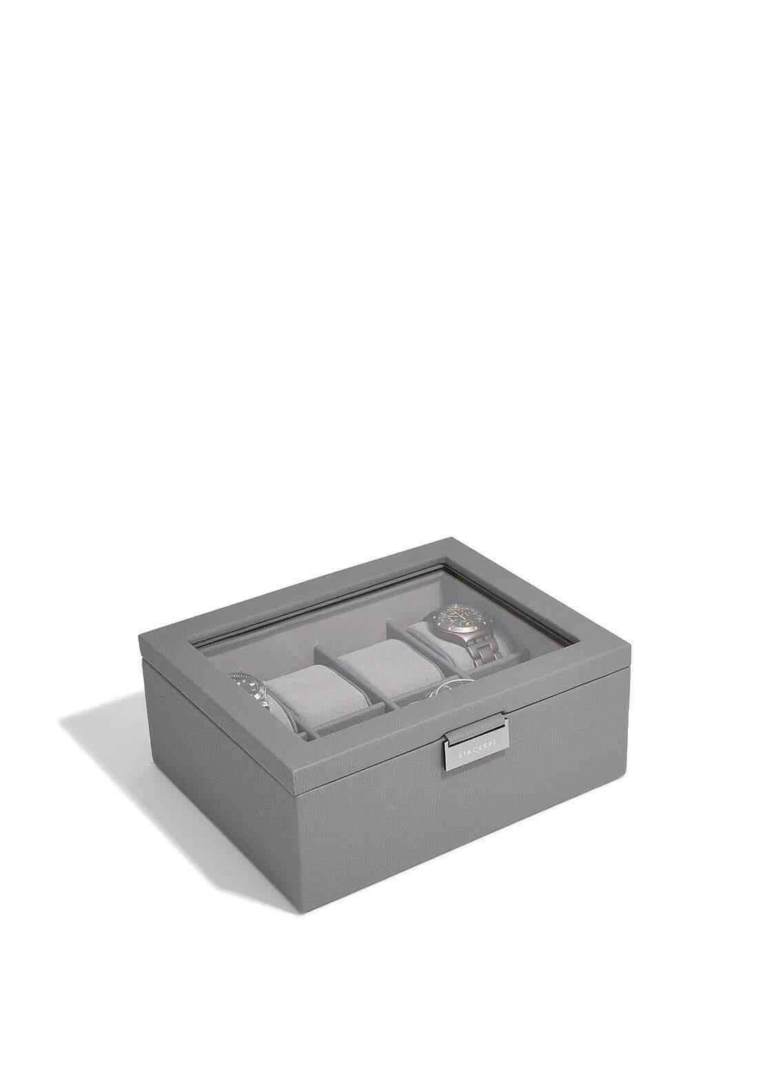 Slate Grey 8 Piece Watch Box
