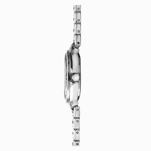 Silver Case & Alloy Bracelet With White Dial Ladies Watch