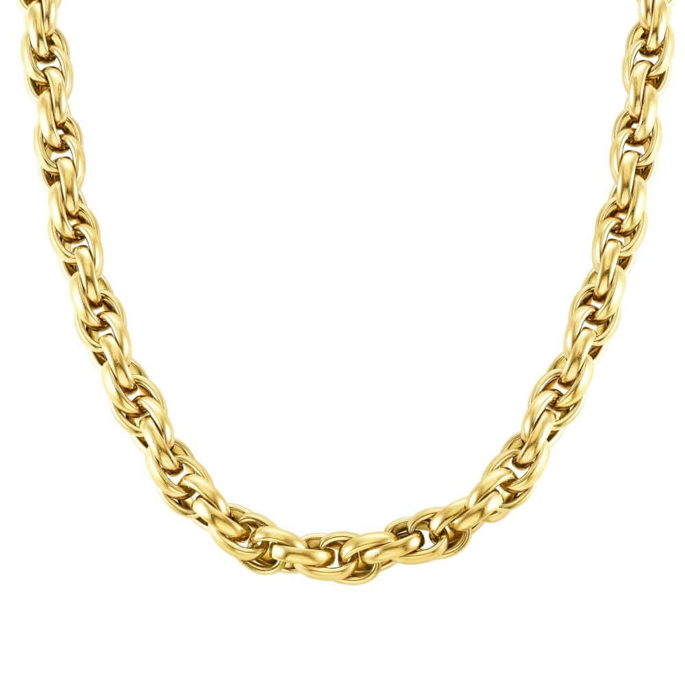 Silhouette Gold Tone Chain Necklace