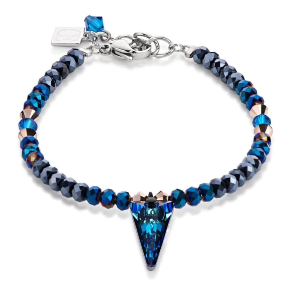 Blue Crystal Arrow Point Bracelet