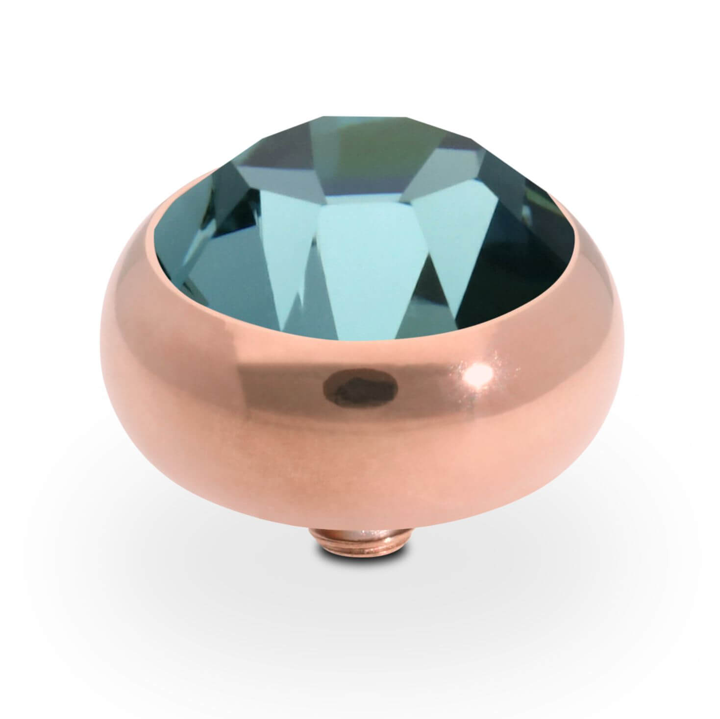 SESTO (RG/P) 10mm Smoked Sapphire Ring Top