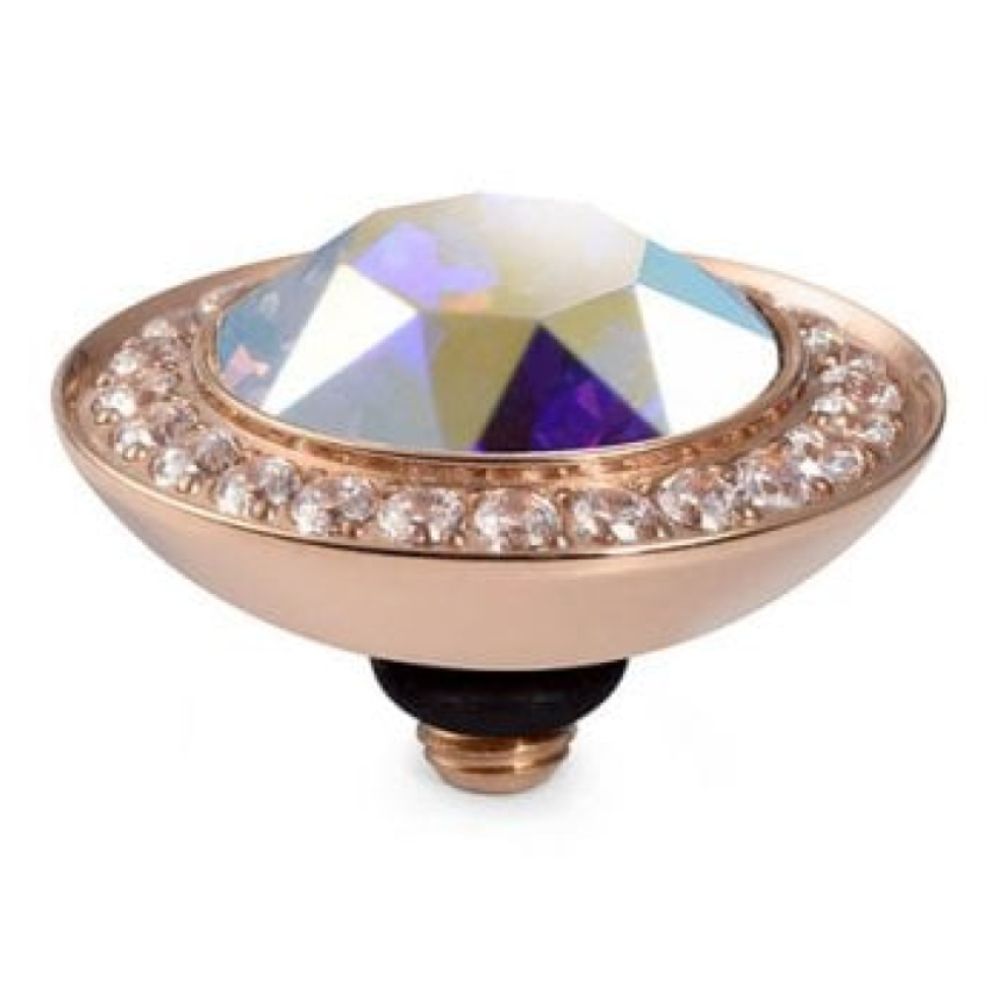 Interchangeable Top Tondo Deluxe (Rg/P) Crystal Aurora Boreale