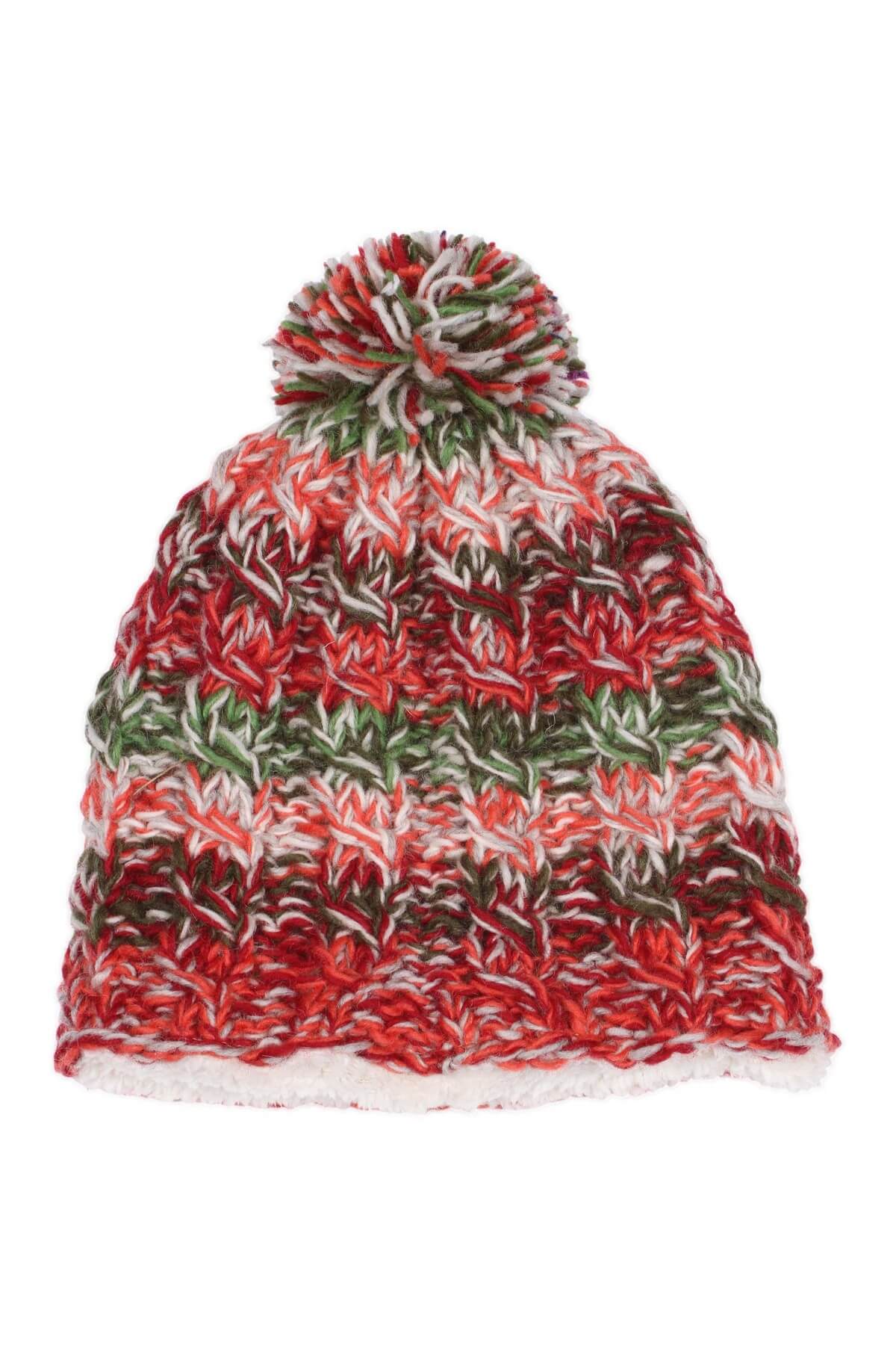 Utrecht Bobble Beanie Earth