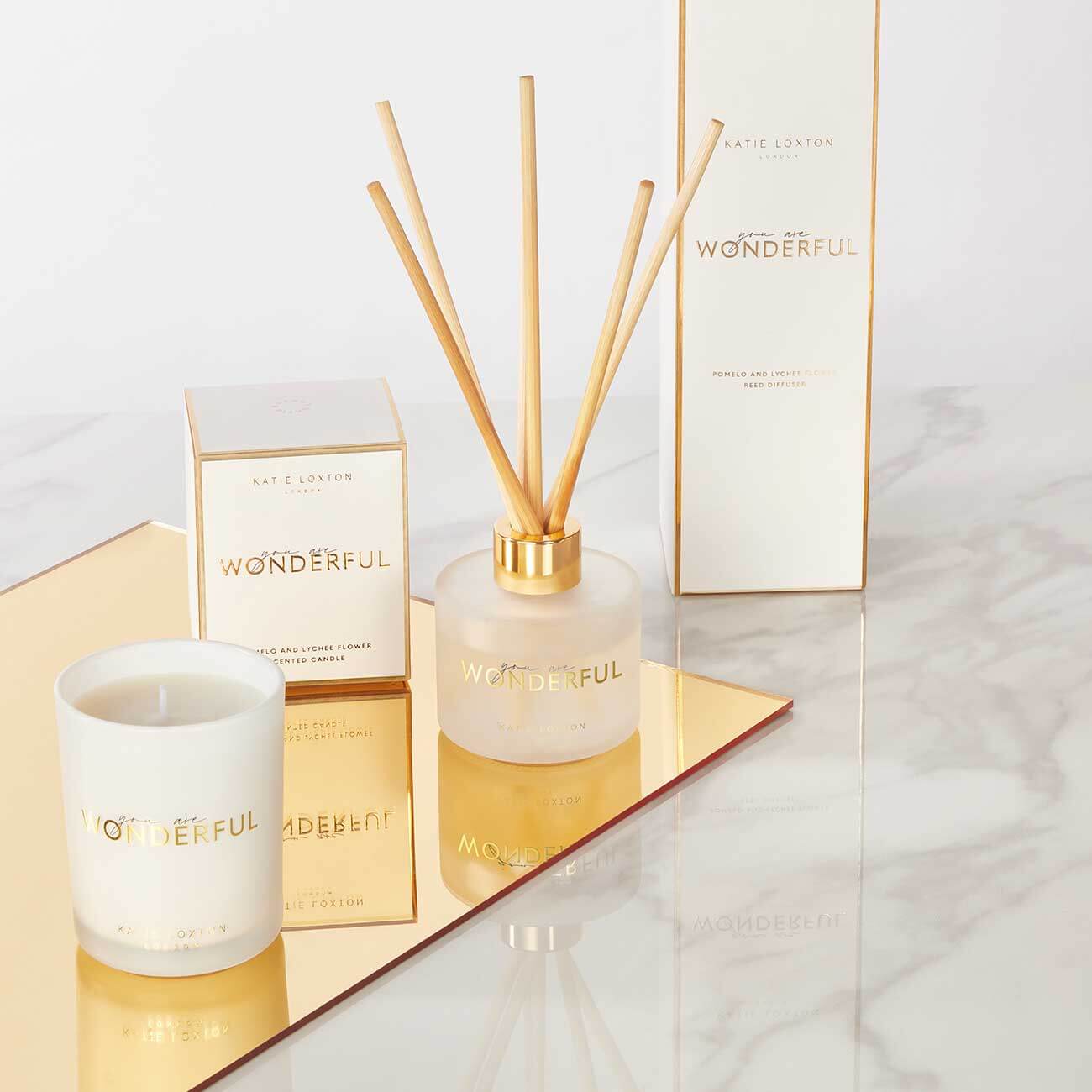 Candle| You Are Wonderful | Pomelo and Lychee Flower