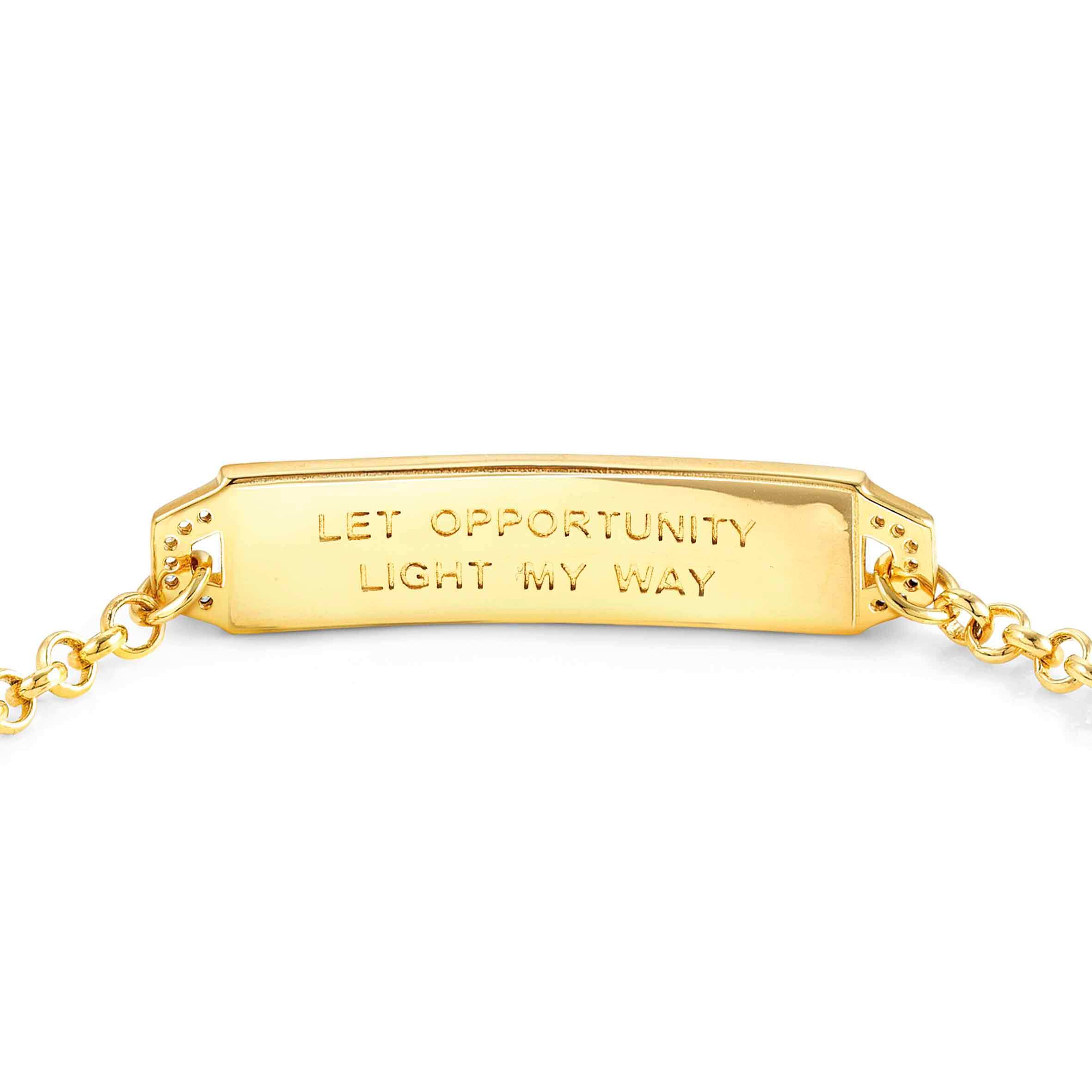 Talismani 18K Gold Bracelet With Third Eye Pendant