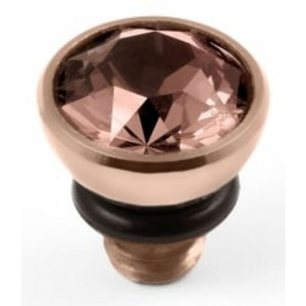 Famosa Rose Gold 5mm Vintage Rose Bottone Ring Top