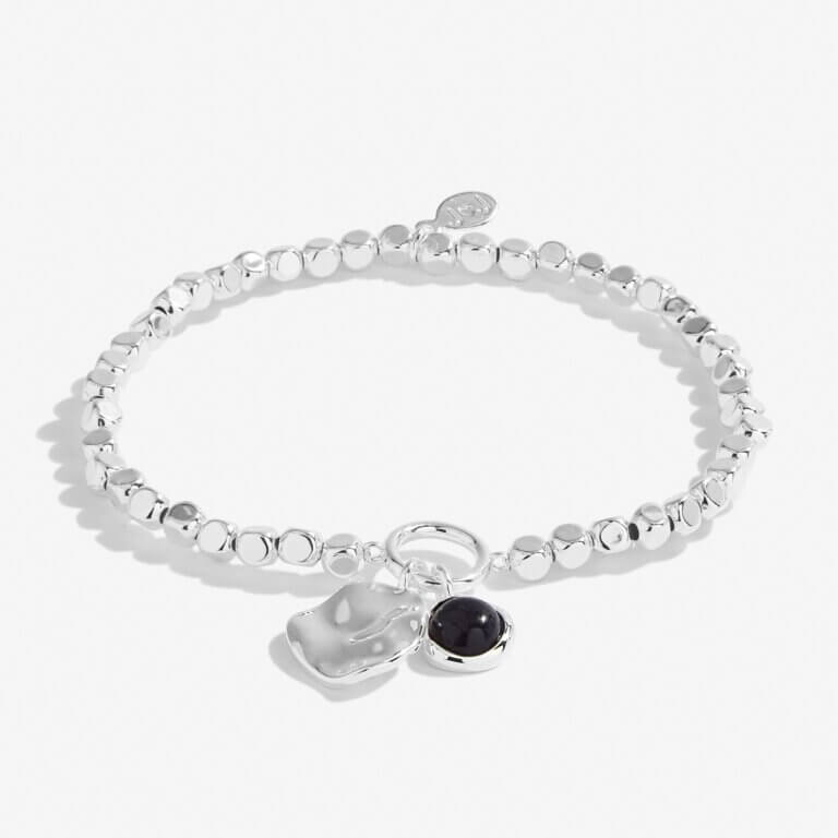 Spirit Stones | Blue Sandstone | Silver | Bracelet | 17.5cm Stretch