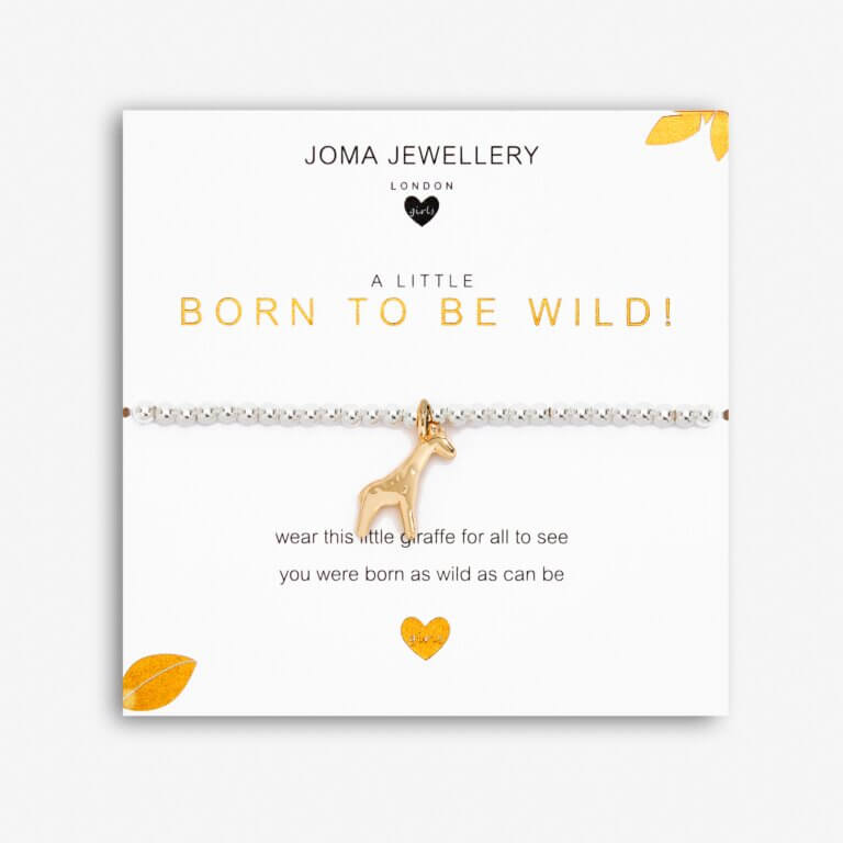 A Little | Born To Be Wild! | Silver | Bracelet | 15.5cm Stretch
