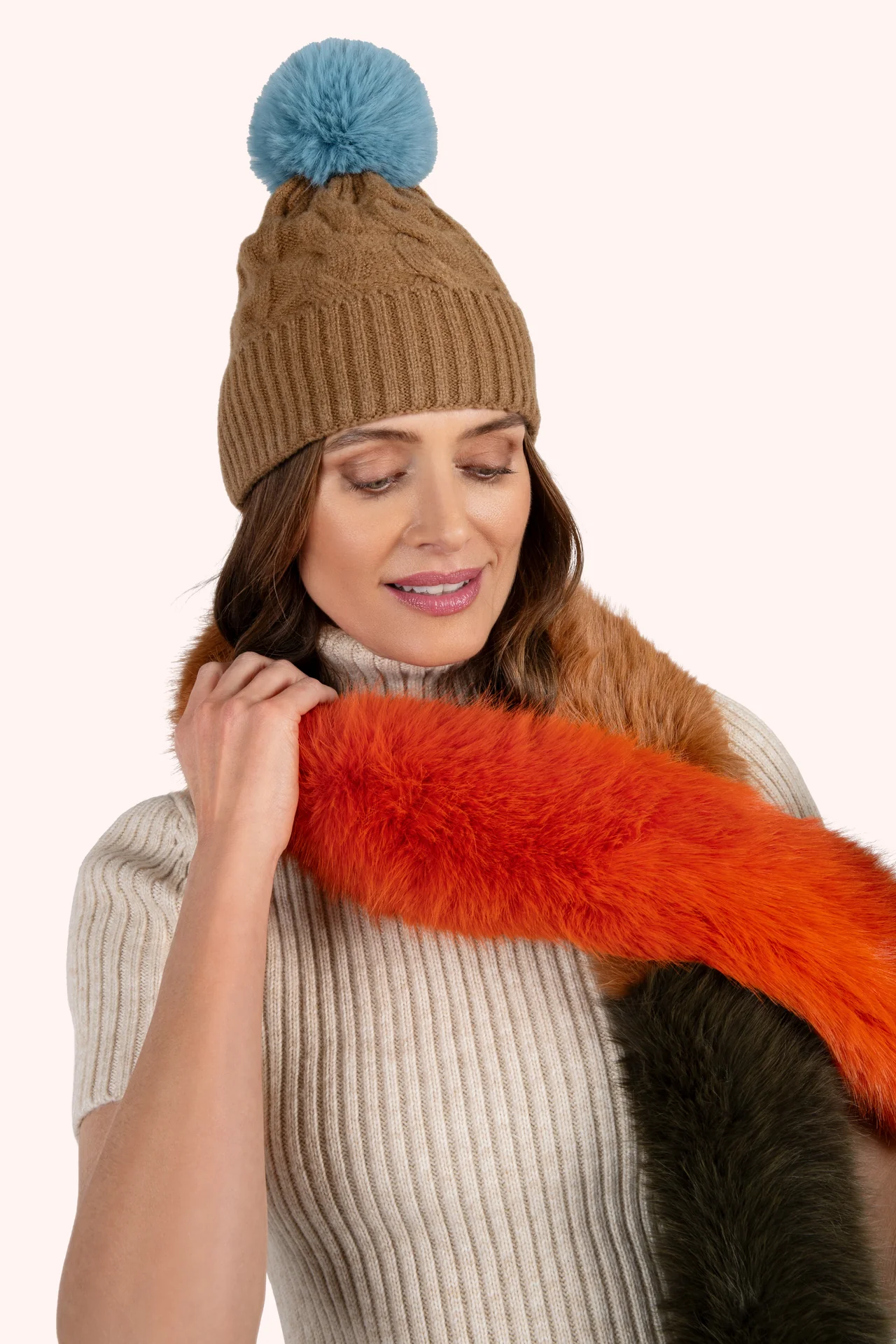 Elise Hat In Chocolate & Ice