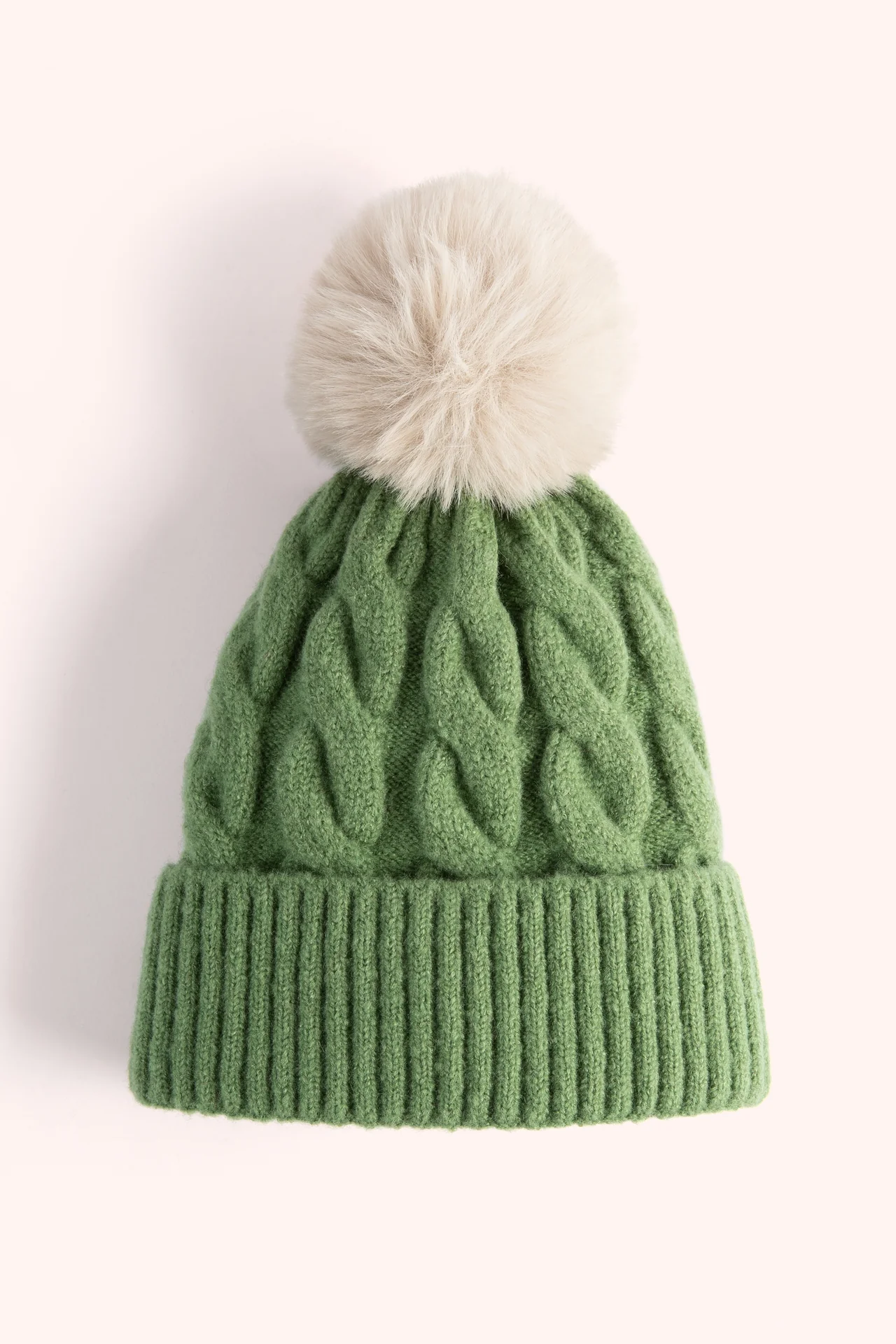 Elise Hat In Sage & Cream