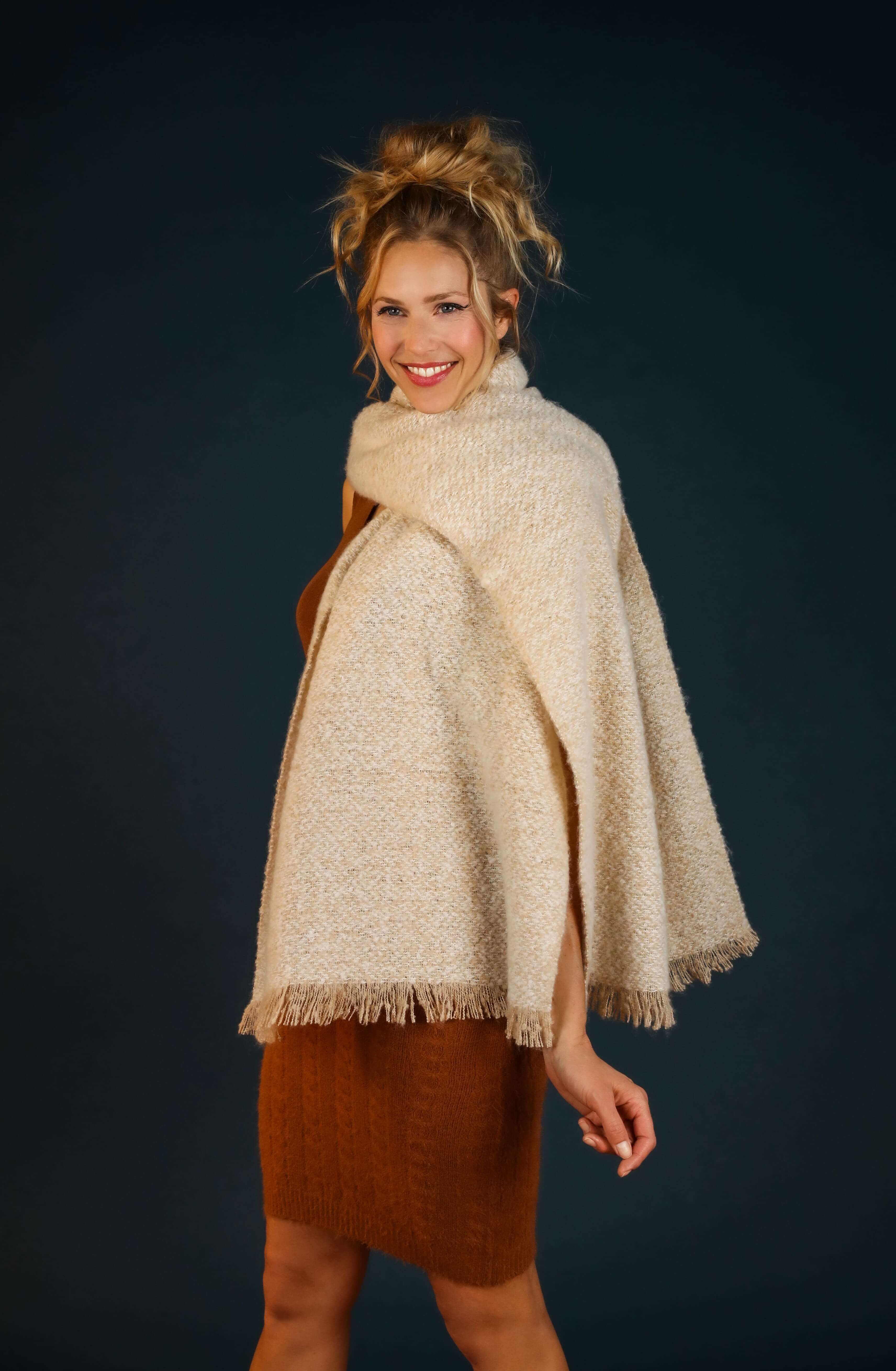 Orla Cosy Scarf - Oatmeal
