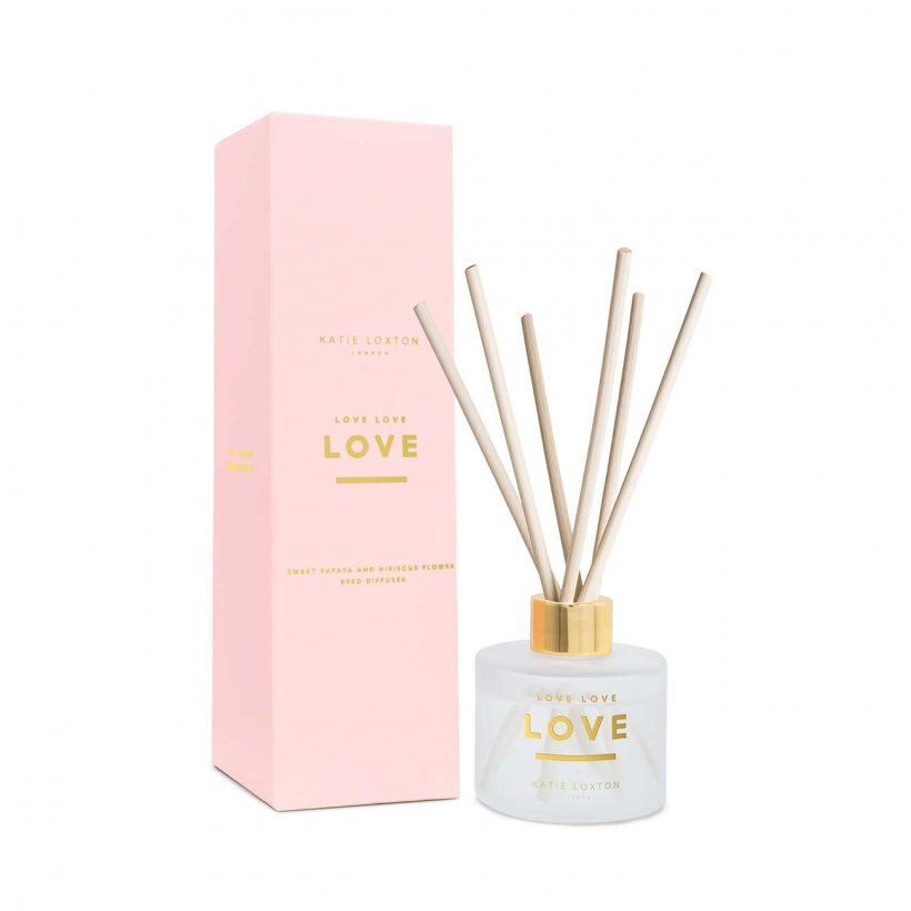 Sentiment Reed Diffuser | Love Love Love | Sweet Papaya and Hibiscus