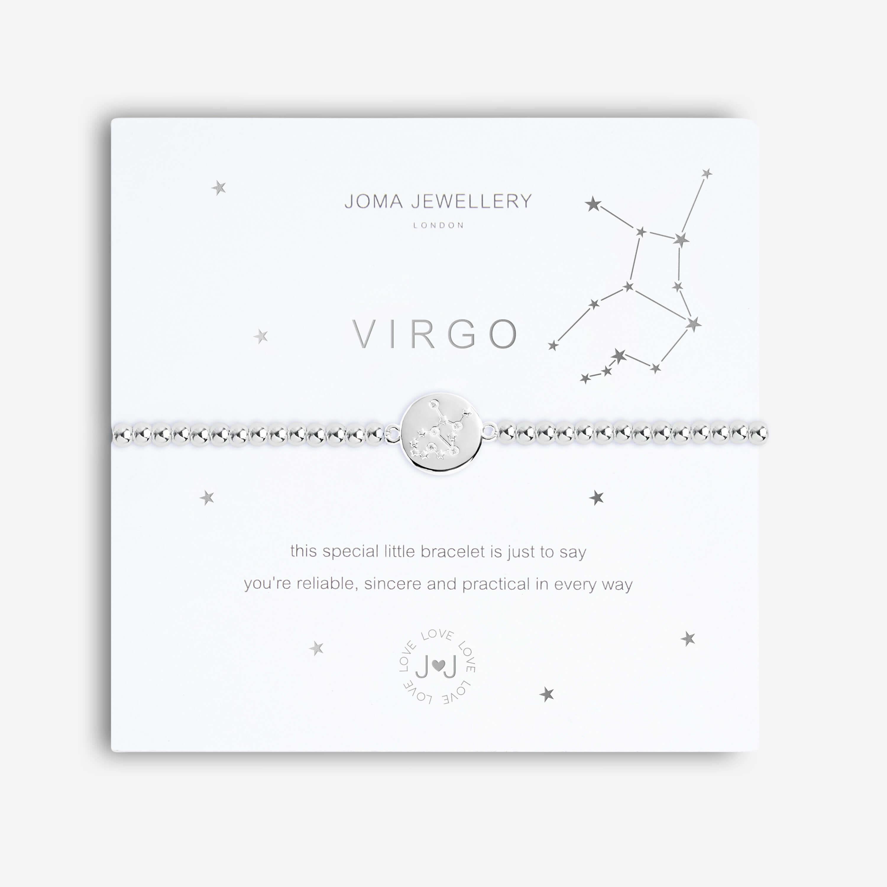 A Little | Virgo | Silver | Bracelet | 17.5cm Stretch