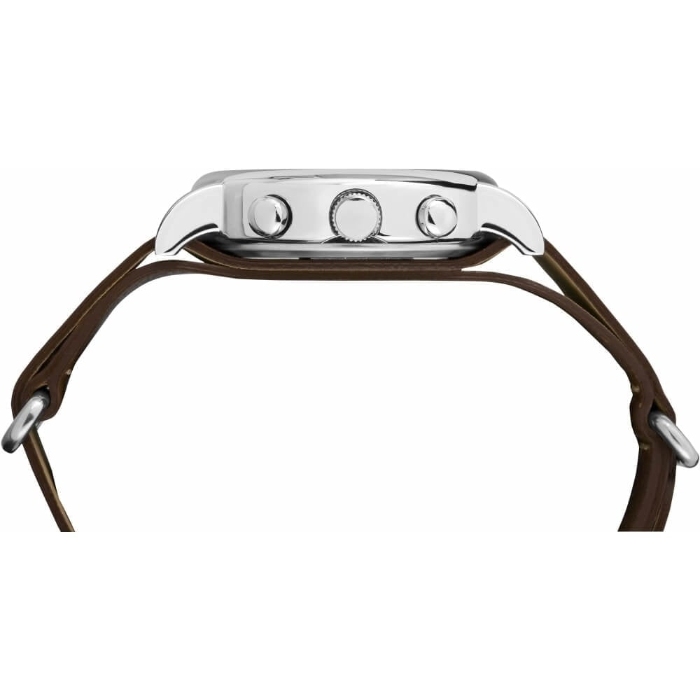 Weekender Chronograph Brown Strap & Green Dial Watch