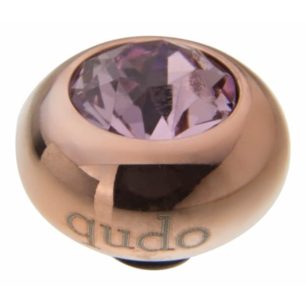 Famosa Rose Gold 10mm Tondo Ring Top Silk