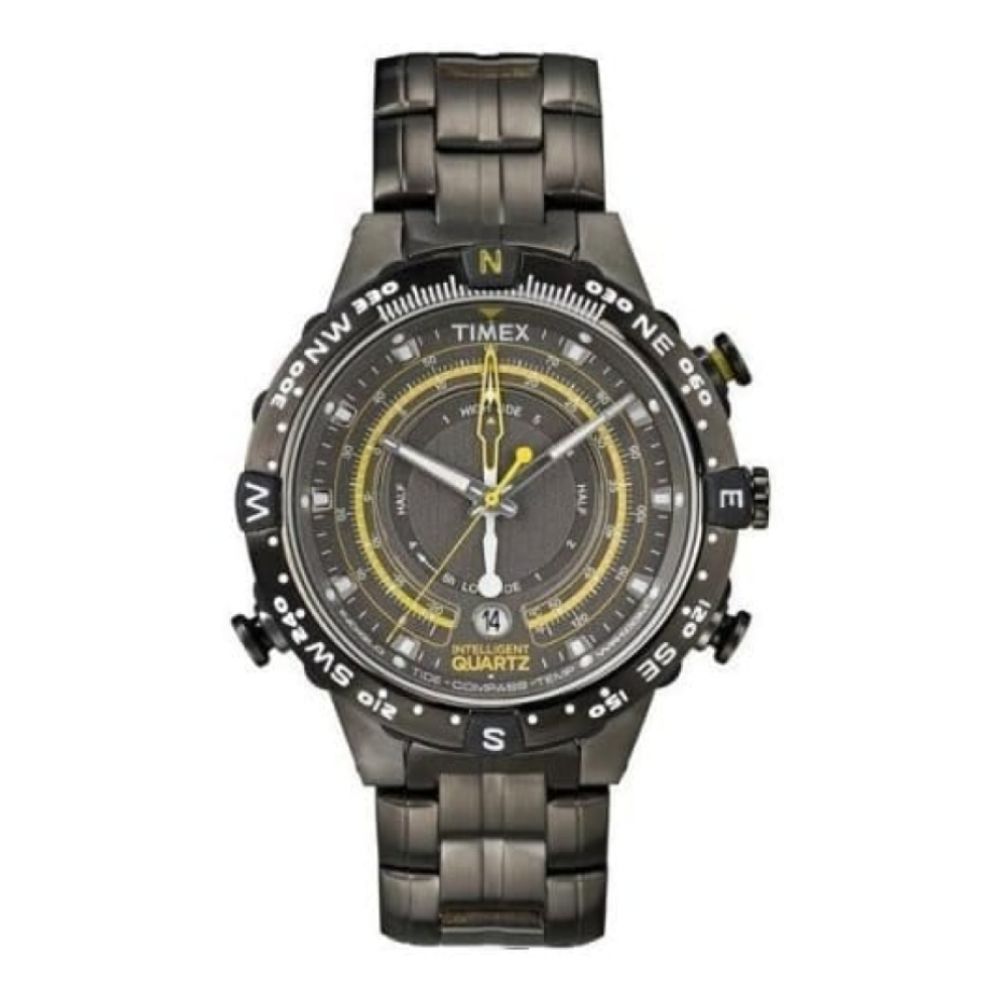 Intelligent Quartz Tide Temp Compass Grey IP Watch
