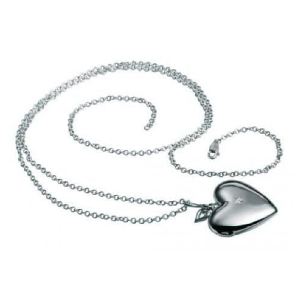 Starry Heart Silver Pendant