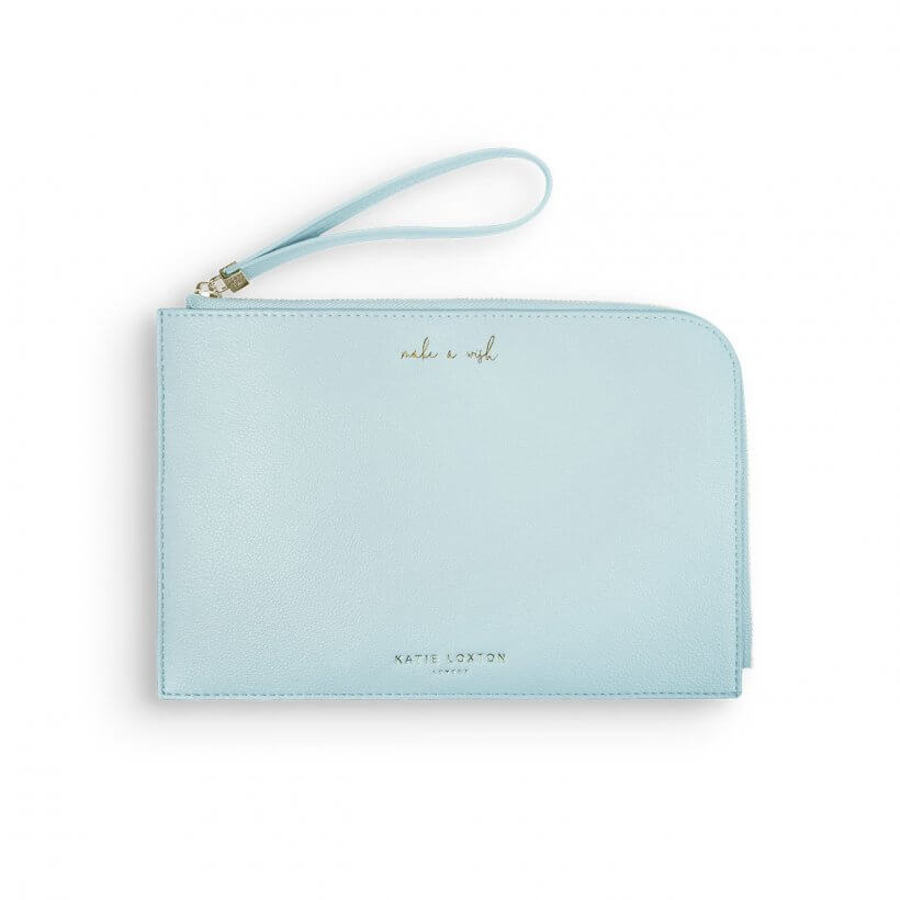 Secret Message Pouch | Make A Wish | Pale Blue