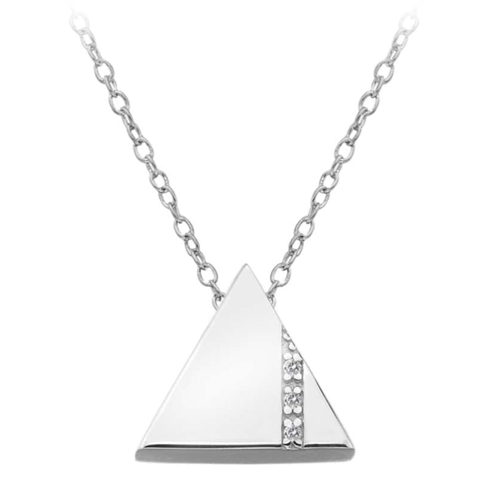 Silhouette Triangle Pendant