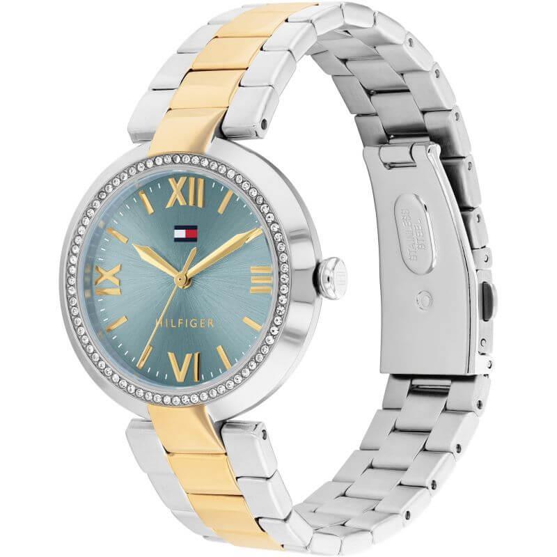 Alice Two Tone Strap With Blue Dial Ladies Watch