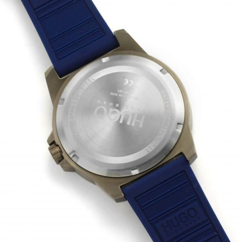 TWIST Chronograph Blue Rubber Strap Blue Dial Gents Watch