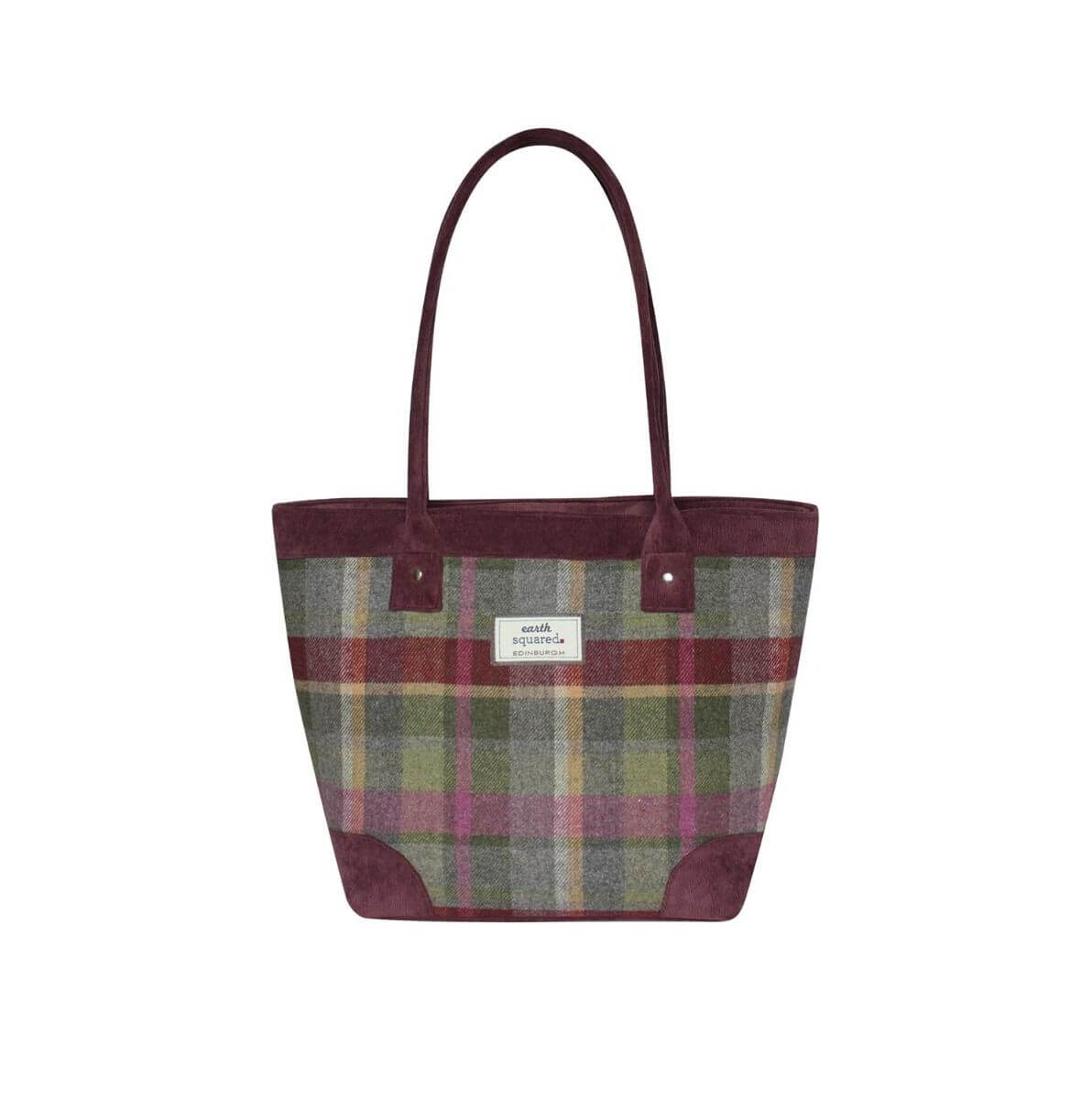Clover Tweed Tote Bag