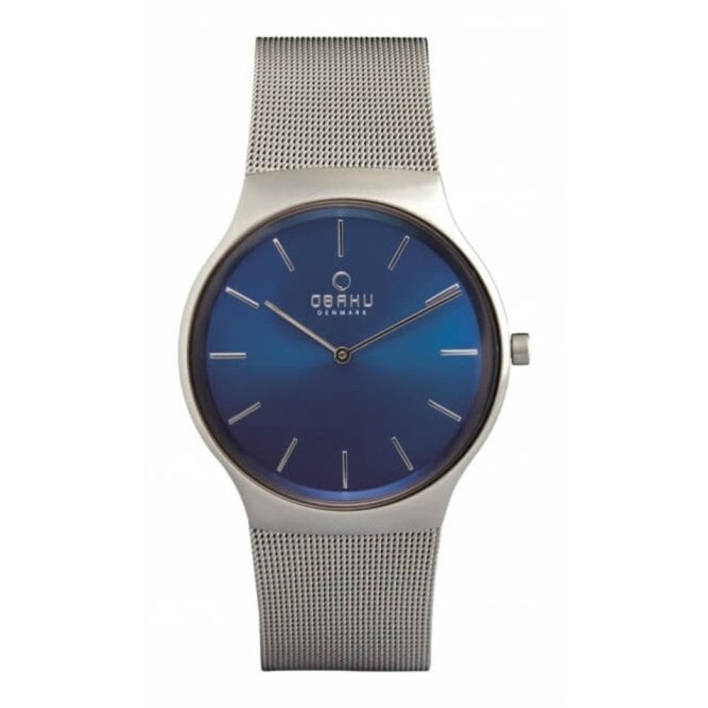 Obaku Rolig Cyan Men's Wristwatch