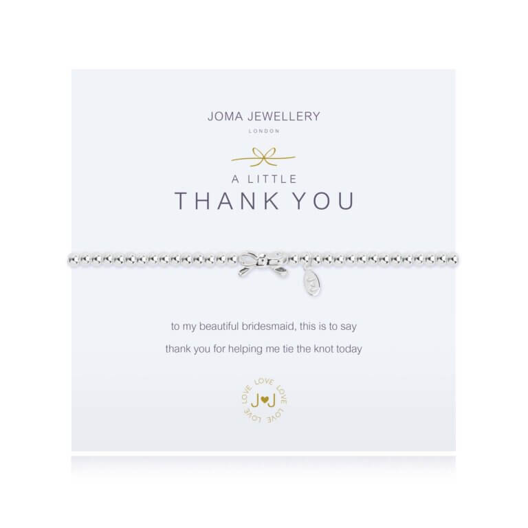 A Little Thank You Bridesmaid Bracelet