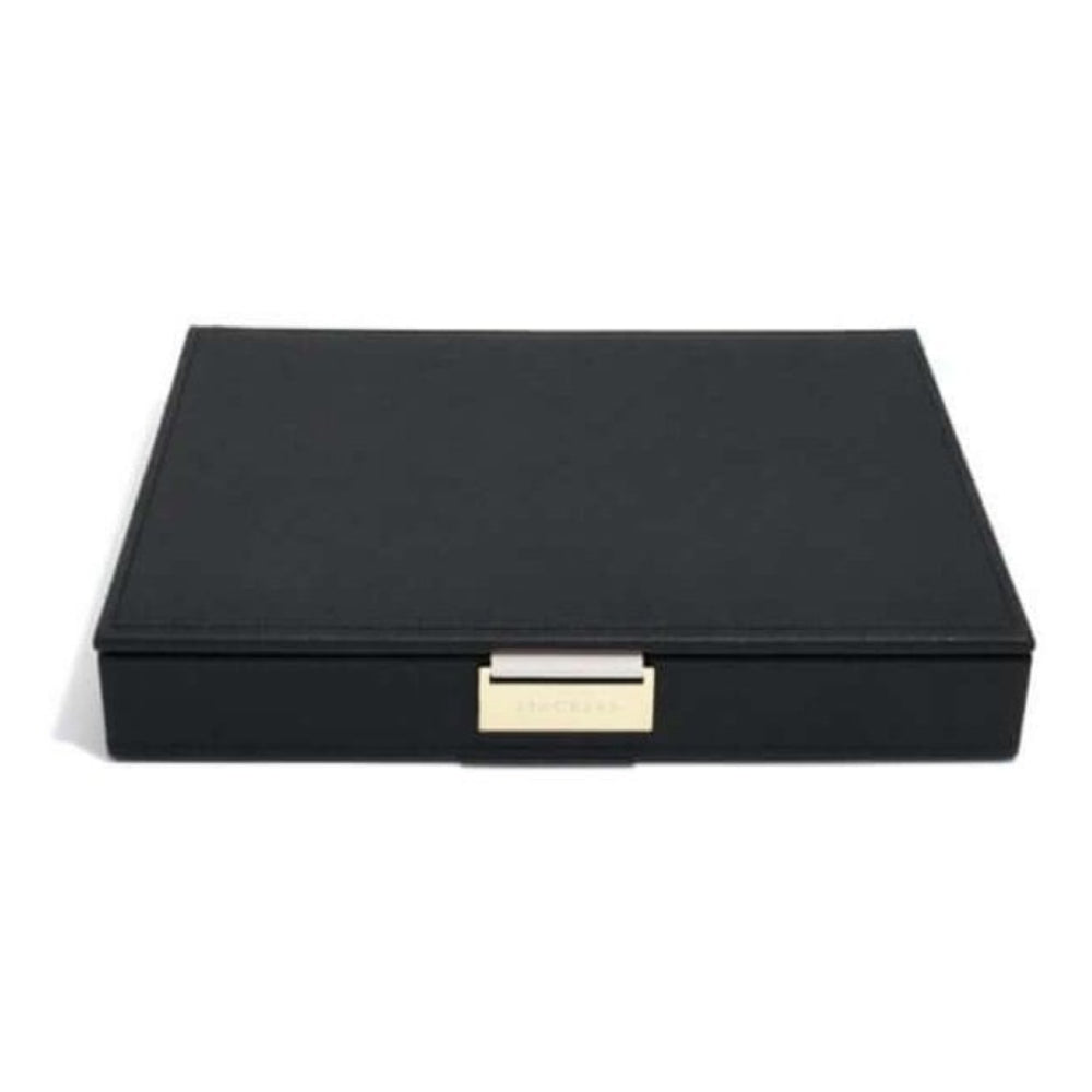 Classic Black & Grey Lidded Stacker