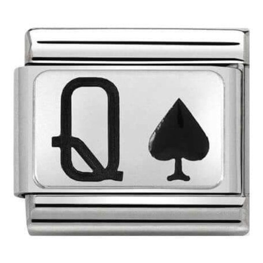 Queen Of Spades Classic Charm