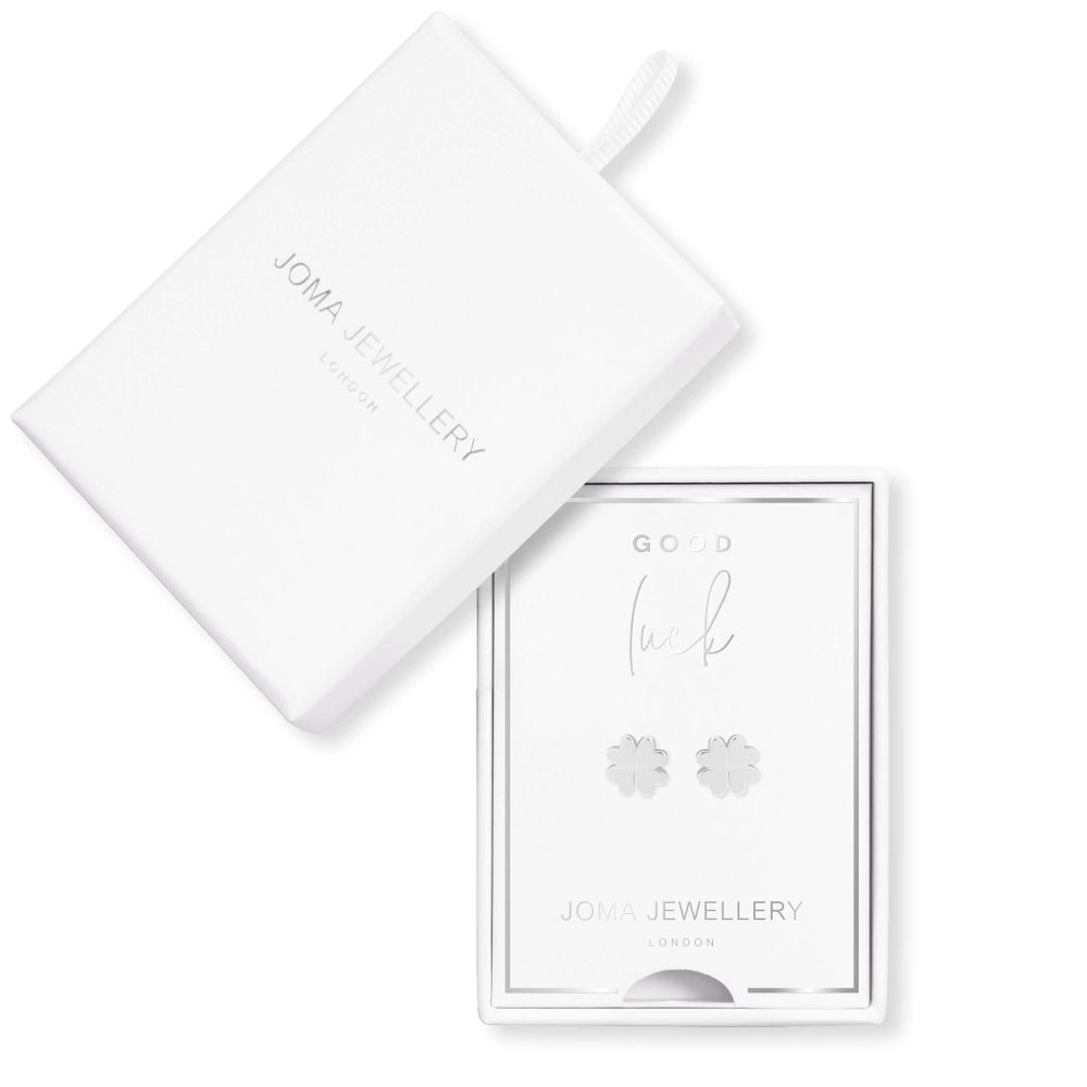 Treasure The Little Things | Good Luck | Silver | Earring Box