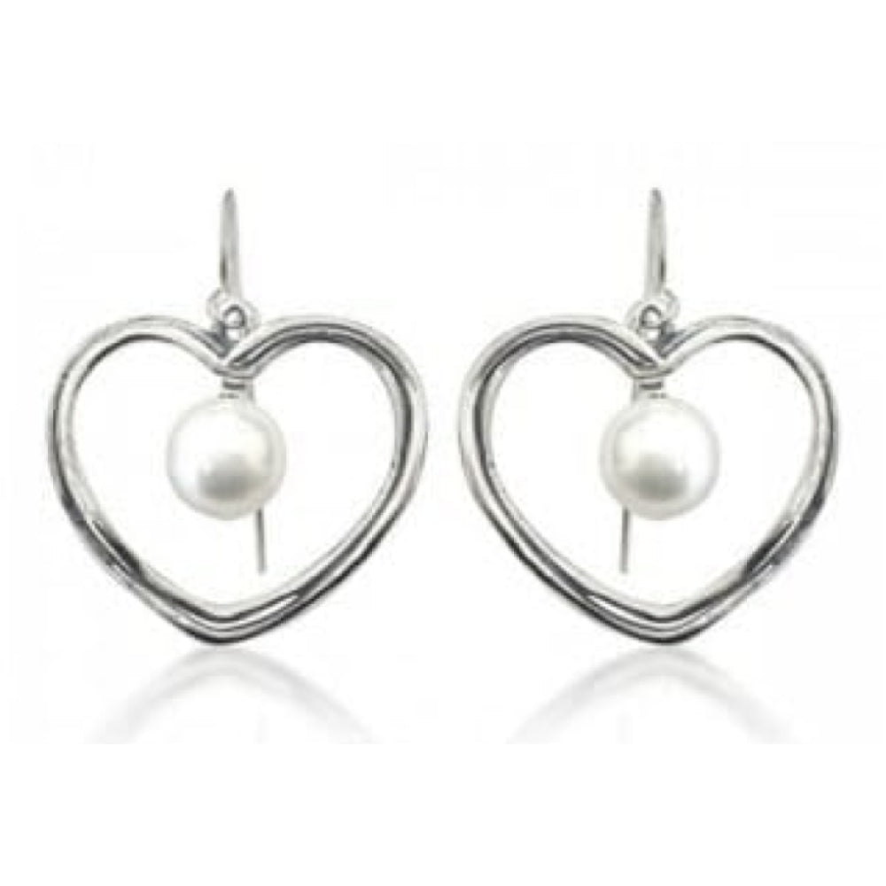 Sterling Silver Earrings With Pearls