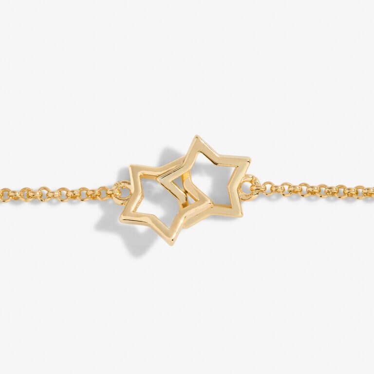 Infinity Links | Star Bracelet | Gold | Bracelet | 19cm Adjustable