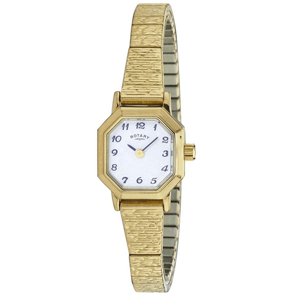 Ladies Octagonal Watch With Expandable Strap