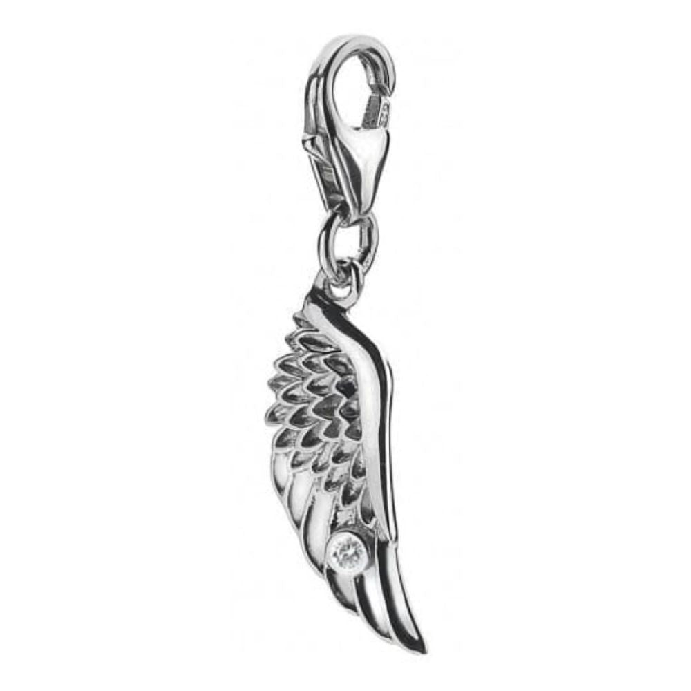 Ladies Angel Wing Sterling Silver Charm