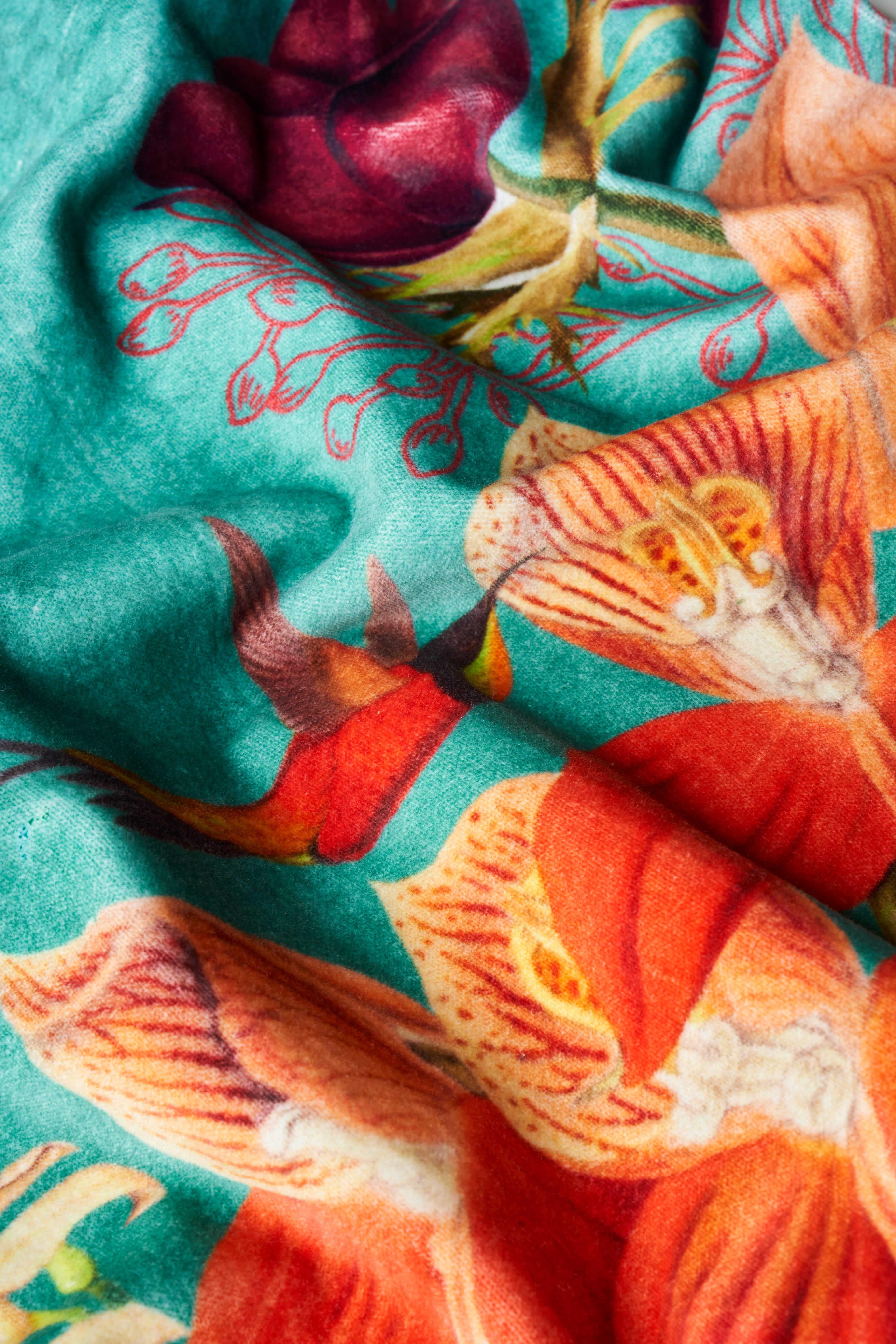 Velvet Tote Bag - Hummingbird at Dusk