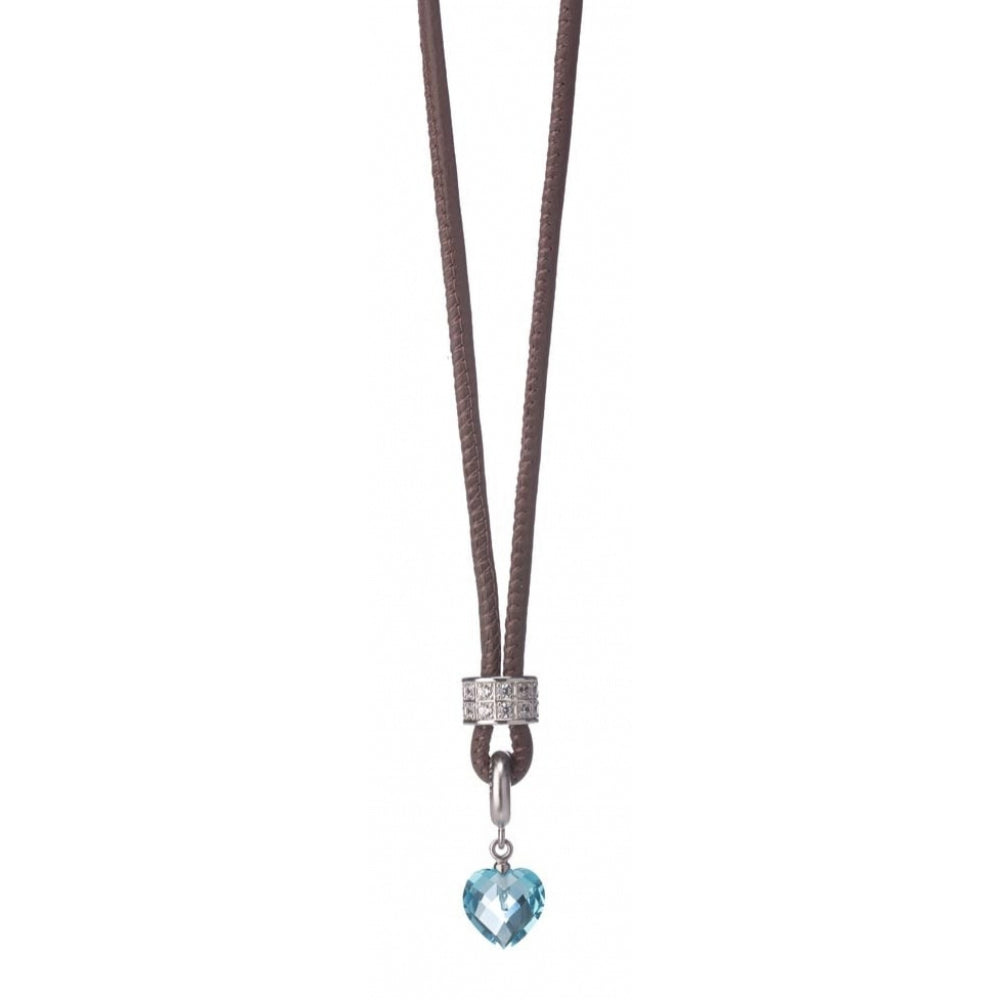 Brown Leather Customisable Necklace
