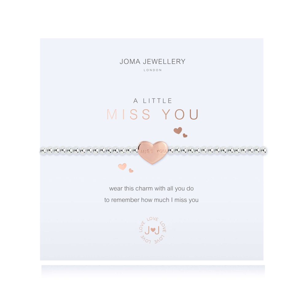 A Little | Miss You | Silver | Bracelet | 17.5cm Stretch