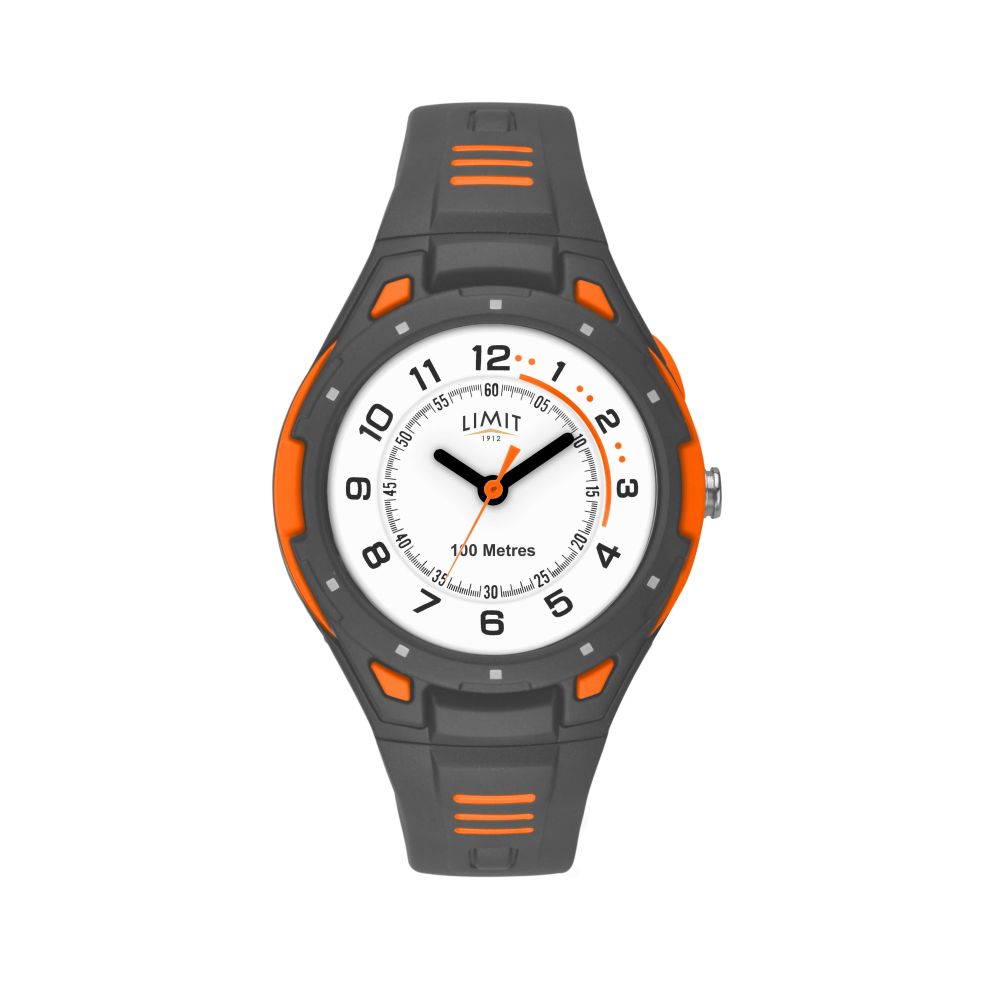 Kids Grey Plastic Watch