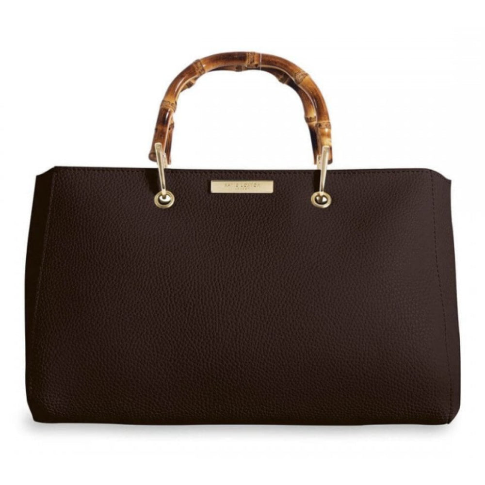 Avery Bamboo Bag | Mocha | 20 X 33 X 18cm