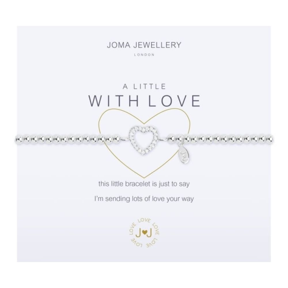 a little WITH LOVE - silver bracelet