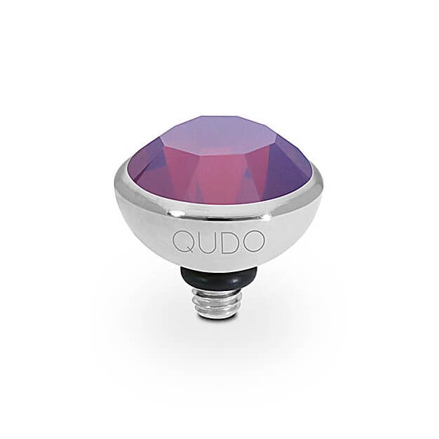 Interc Bottone SS Amethyst Opal 10mm Top