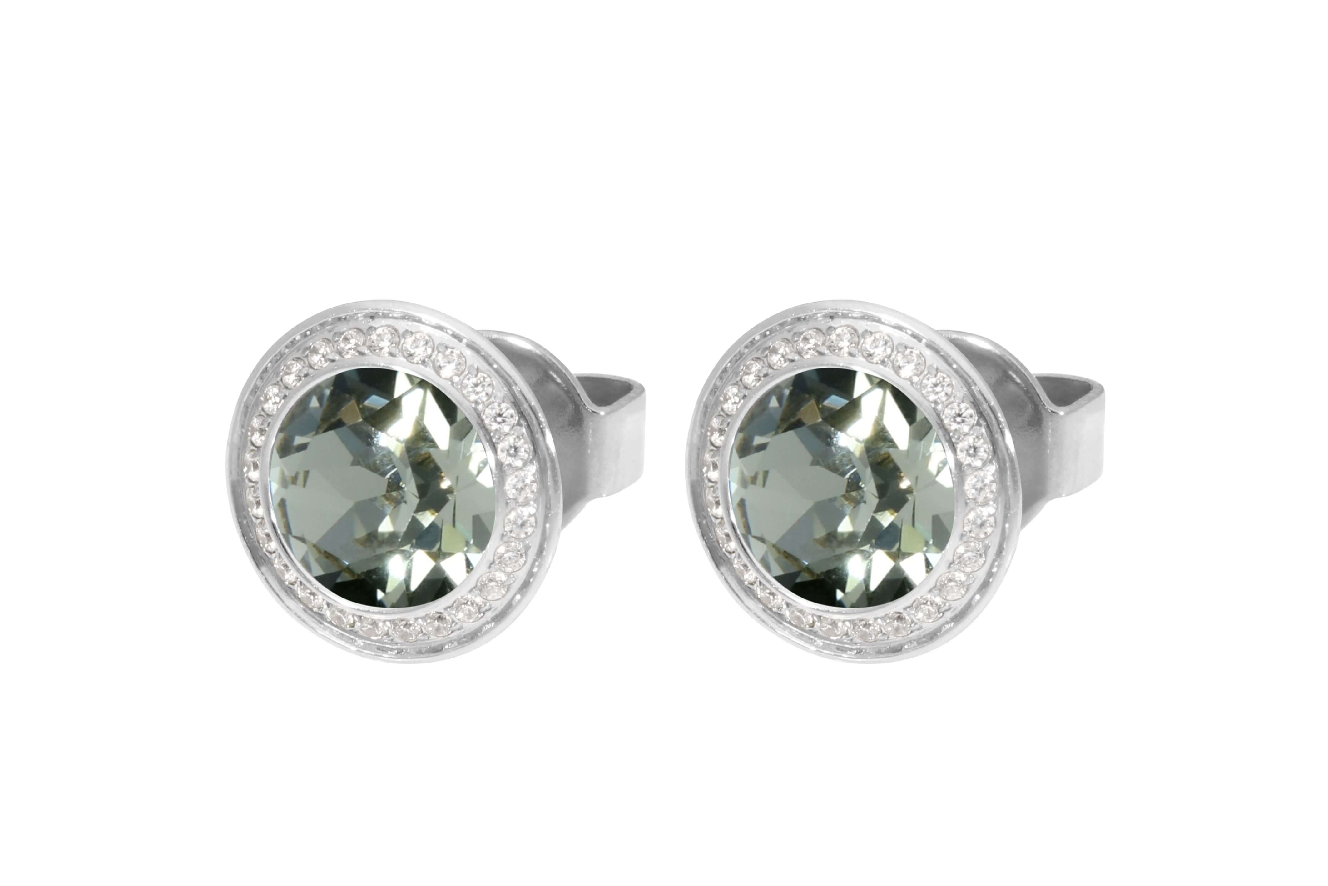TONDO Deluxe (S/P) 9mm Black Diamond Stud