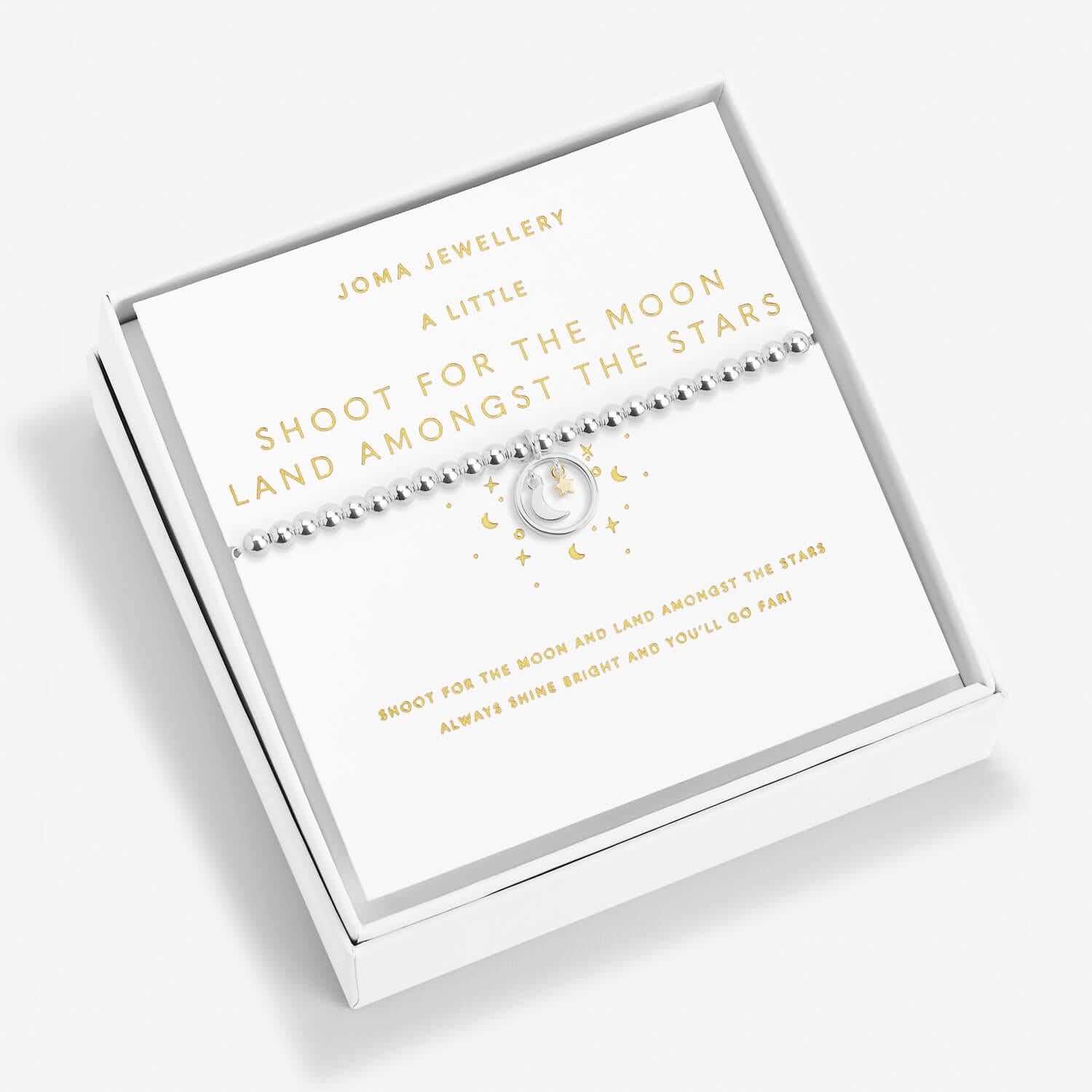 Beautifully Boxed A Little 'Shoot For The Moon Land Amongst The Stars' Bracelet