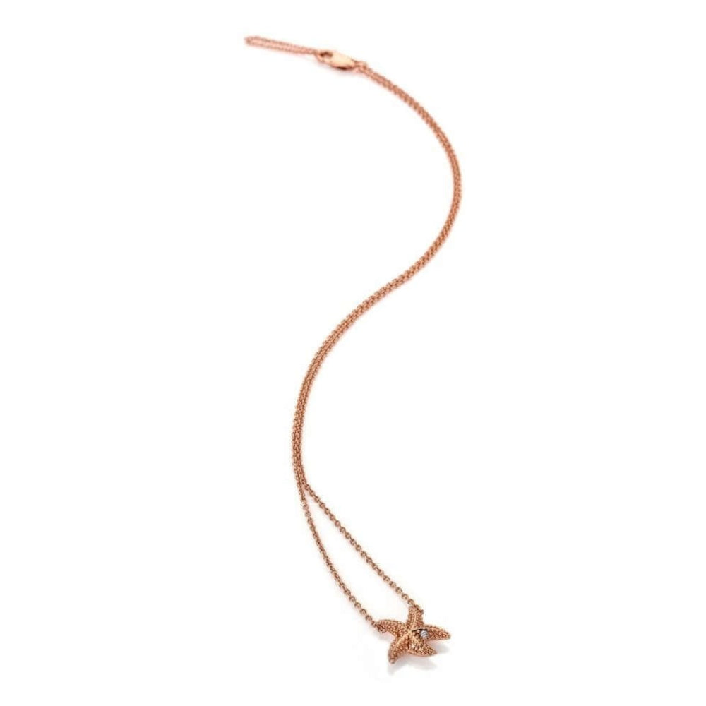 Large Eternal Love Rose Gold Plated Necklace
