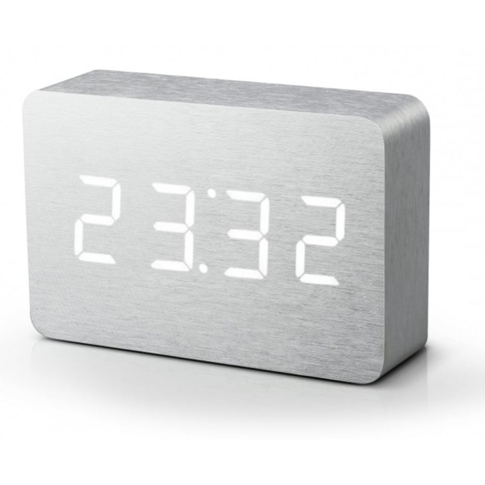 Brick Aluminium Click Clock